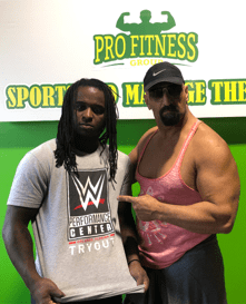 Pro Wrestling Training at Workforce Performance Center: Ali Farhat with Sidney Iking Bateman